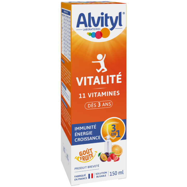 Vitalität Trinkflasche 11 Vitamine Alvityl - Spray von 150 ml