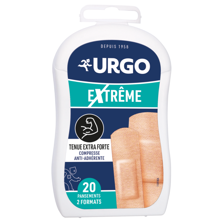 Pflaster Extreme Urgo - Schachtel mit 20 Pflastern