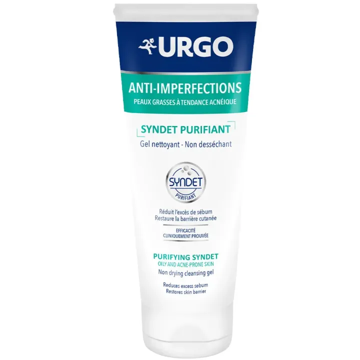 Syndet reinigende Gel gegen Unreinheiten Urgo - Tube mit 200ml