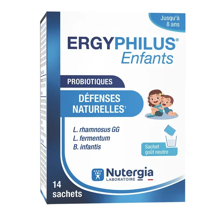 Ergyphilus Kinder natürliche Abwehrkräfte Nutergia - Packung mit 14 Beuteln