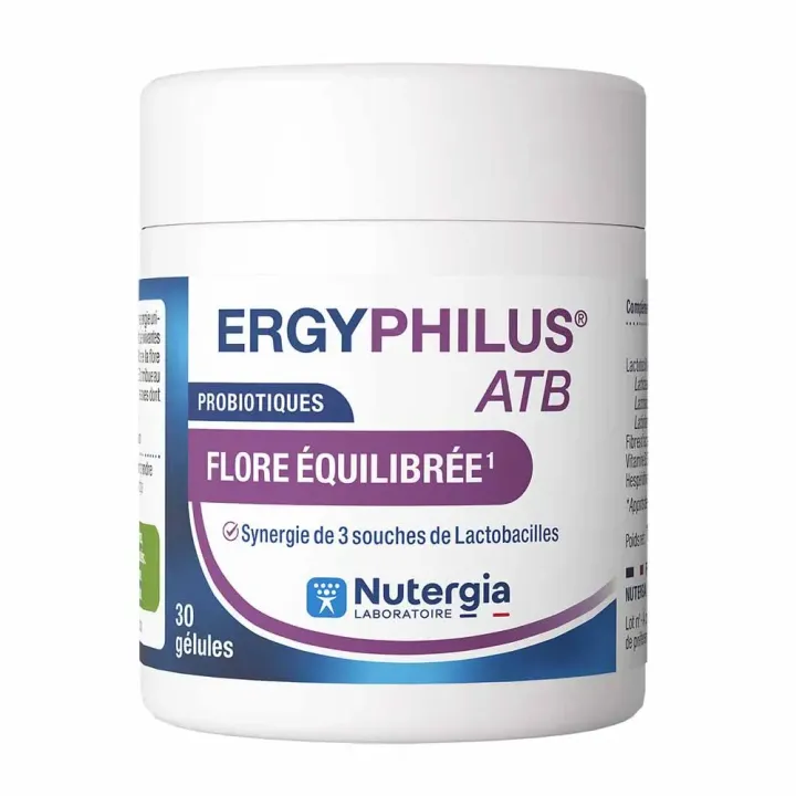 Ergyphilus ATB Nutergia - Packung mit 30 Kapseln