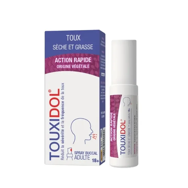 Touxidol Spray trockener und feuchter Husten Erwachsene PediAct - Spray von 30 ml