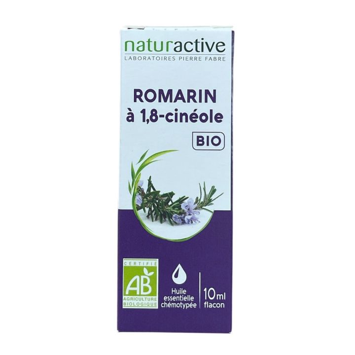 Ätherisches Öl Rosmarin mit 1,8-Cineol bio Naturactive - Flasche mit 10 ml