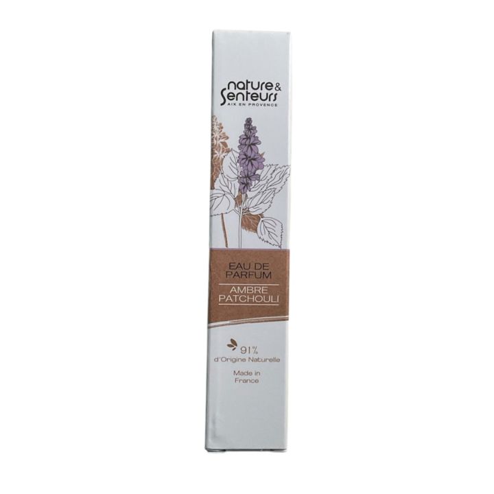 Eau de Parfum Amber Patchouli Nature & Senteurs - Spray von 15 ml