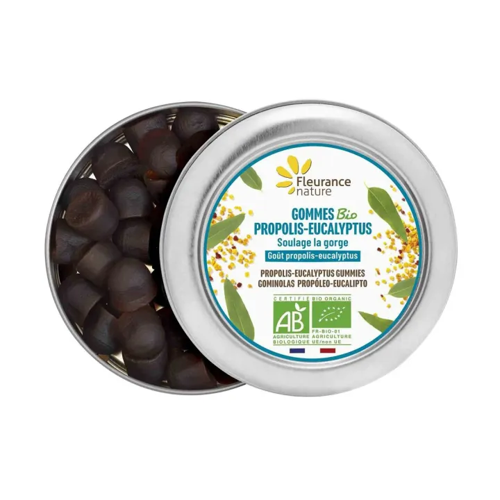 Propolis Eukalyptus Bio Gummis Fleurance Nature - 35g Dose