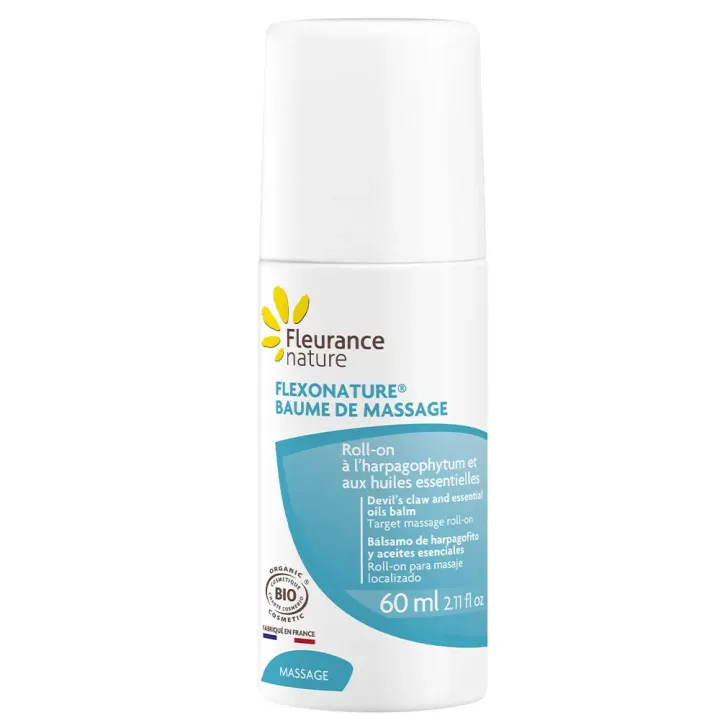 Flexonature Bio-Massagebalsam Fleurance Nature - Flasche mit 60 ml