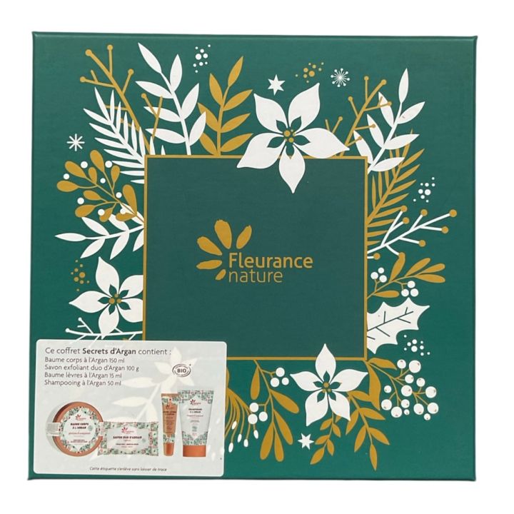 Coffret Geheimnisse von Argan bio Fleurance nature - Set mit 4 Produkten