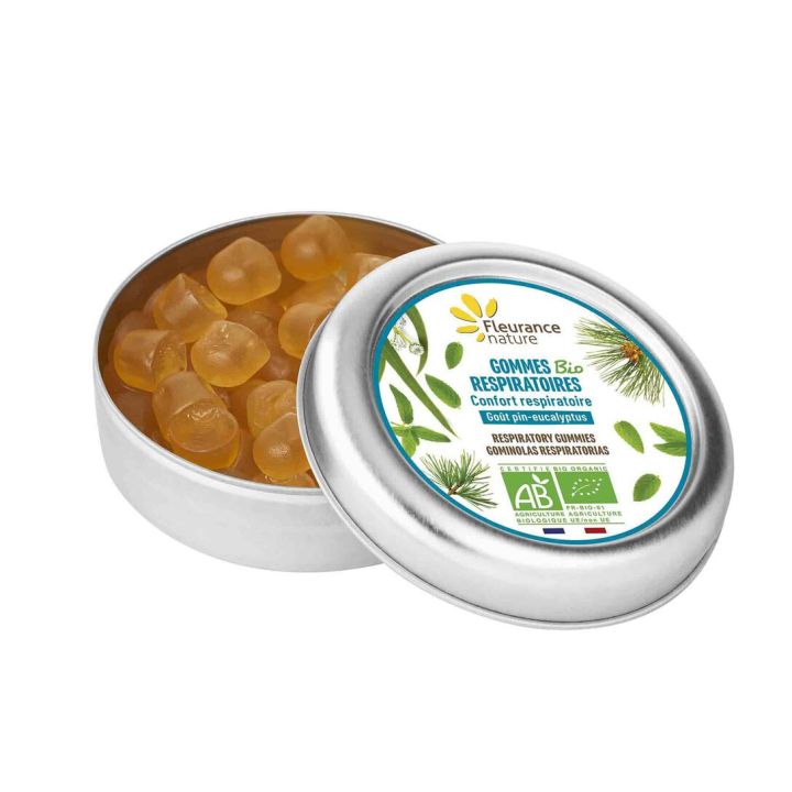 Bio Atemgummis Fleurance Nature - 35g Box