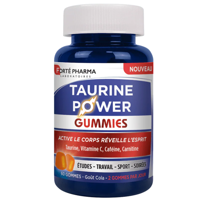 Taurin Power Gummies Forté Pharma - 60 Gummis Dose