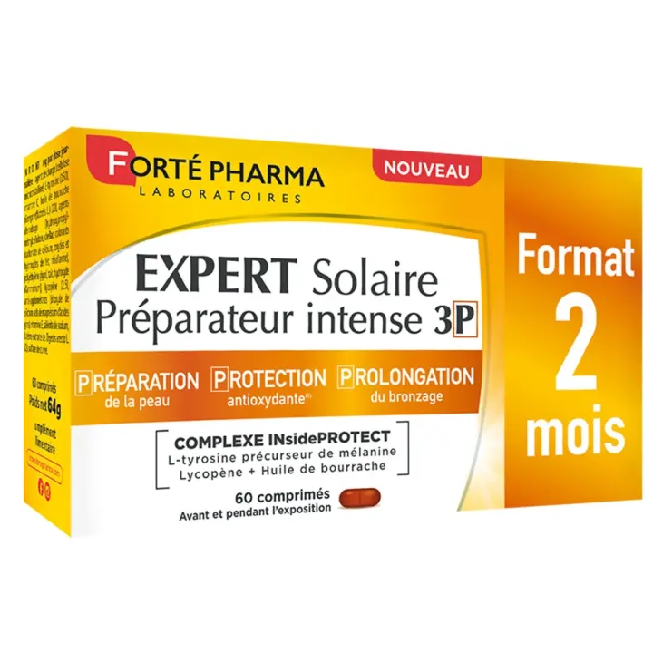 Expert Solar Intensivpräparat 3P Forté Pharma - Packung mit 60 Tabletten