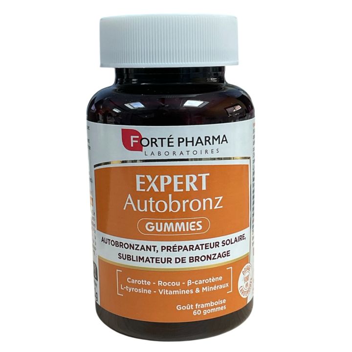 Expert Autobronz Gummies Forté Pharma - Dosis von 60 Gummibärchen