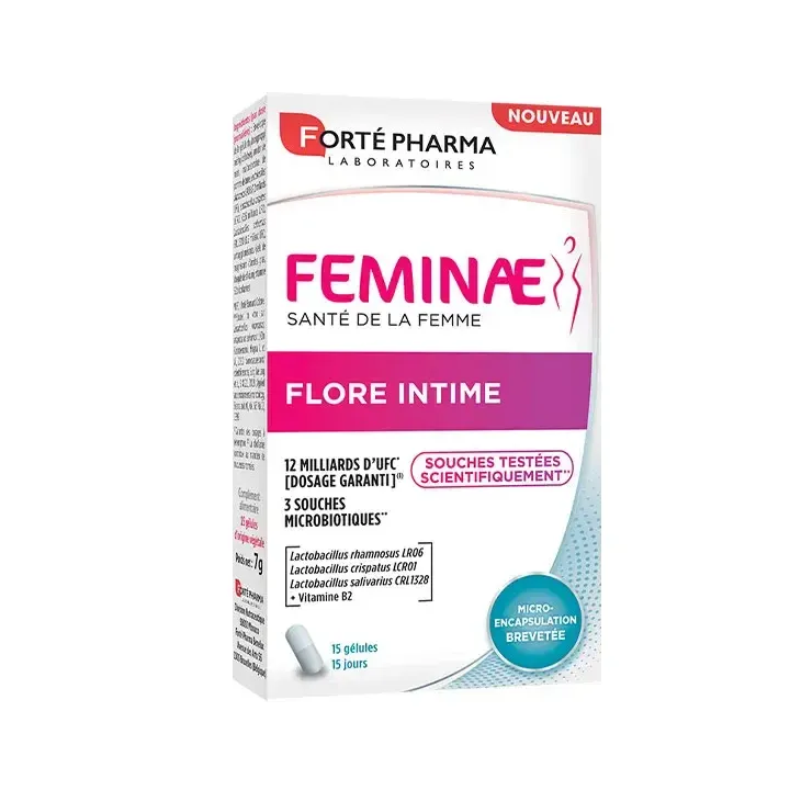 Feminae flore intime Forté Pharma - Packung mit 15 Kapseln