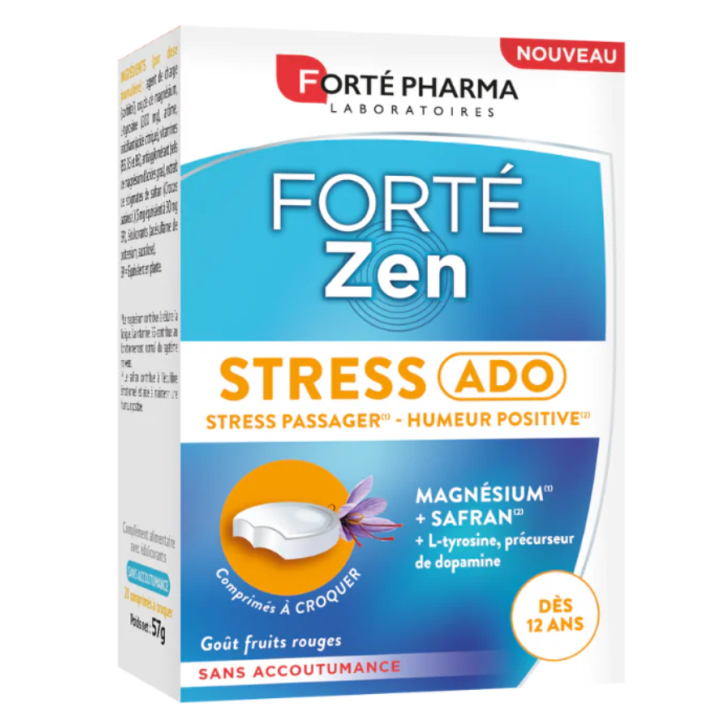 Forté Zen Stress Teen Forté Pharma - Packung mit 20 Tabletten