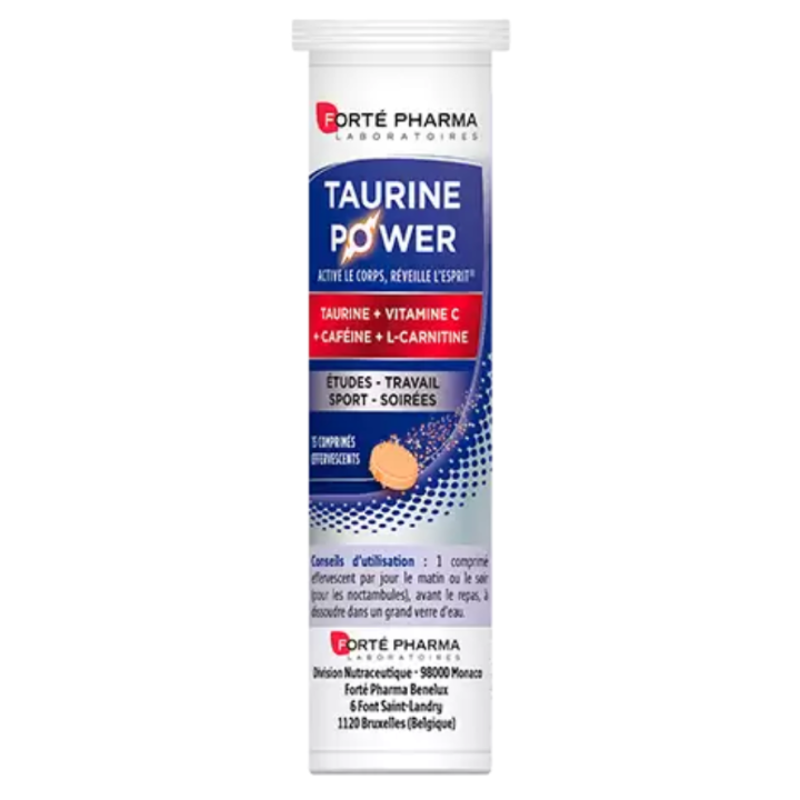 Taurin Power Forté Pharma - 15 Tabletten