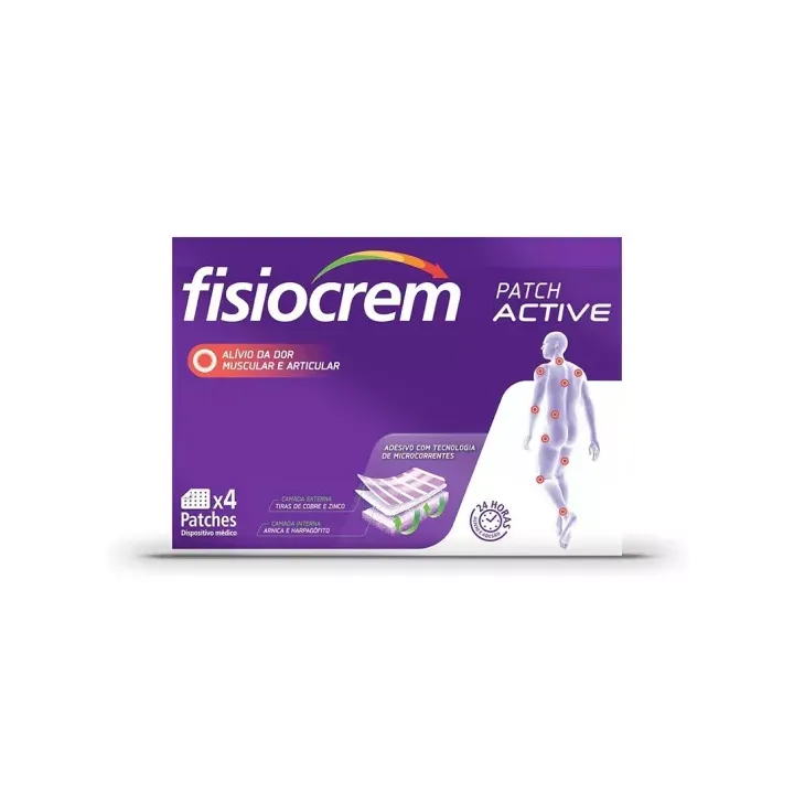 Patch Active Fisiocrem - Packung mit 4 Pflastern