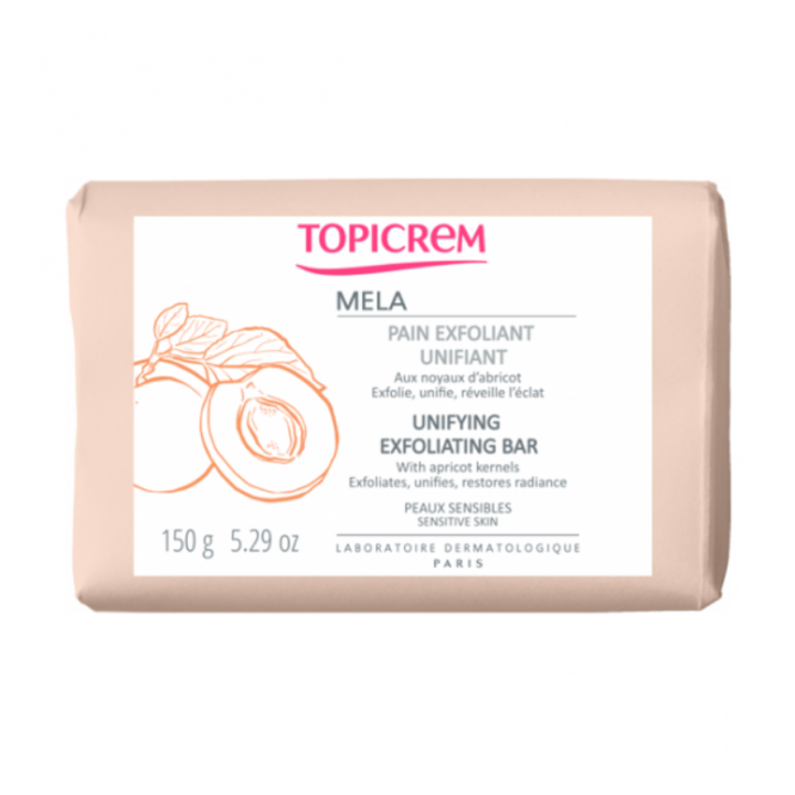 Mela Peeling-Seife von Topicrem - Seife mit 150g