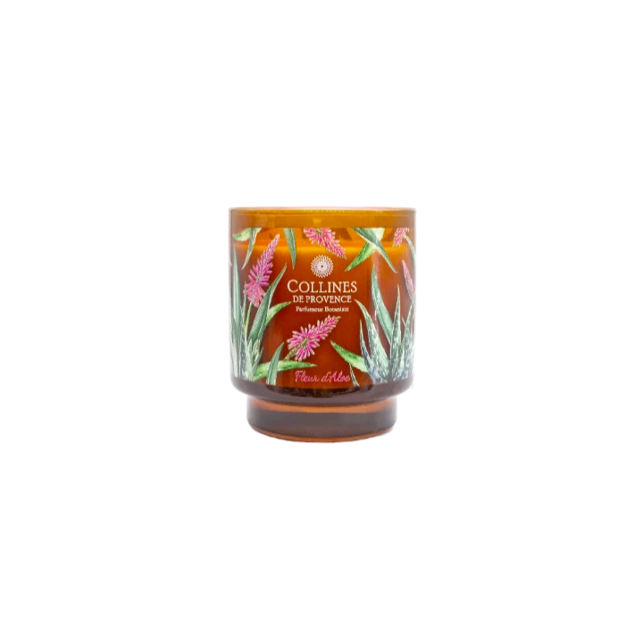 Duftkerze Aloe-Blüte Collines de Provence - 220g Topf