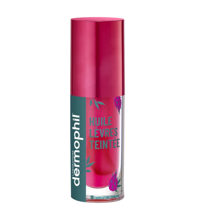 Getöntes Lippenöl in Rosa Dermophil Indien - Flasche mit 5 ml
