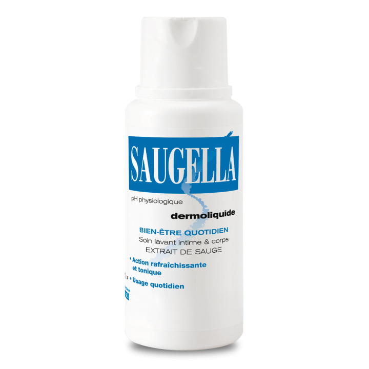Dermoliquide sanfte Waschemulsion Saugella - Flasche mit 250 ml
