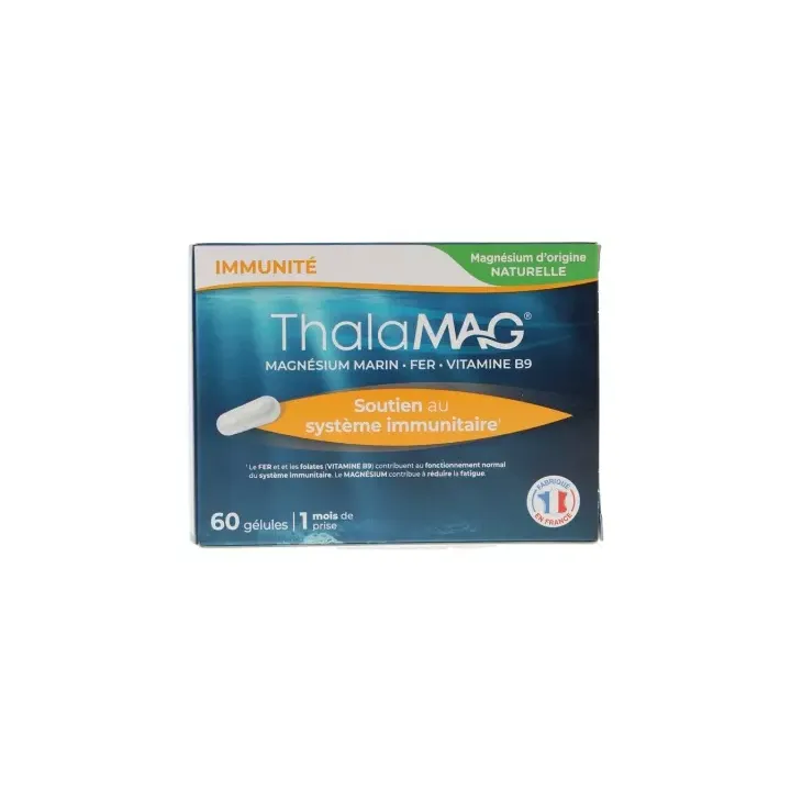 Meeresmagnesium unterstützt das Immunsystem Thalamag - Packung mit 60 Kapseln