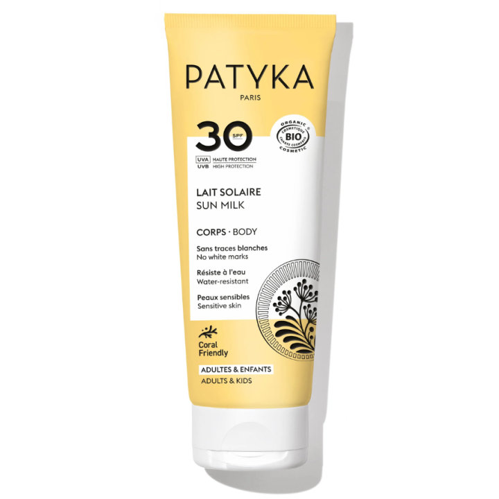 Sonnenschutzmilch SPF30 für den Körper Patyka - Tube mit 100 ml
