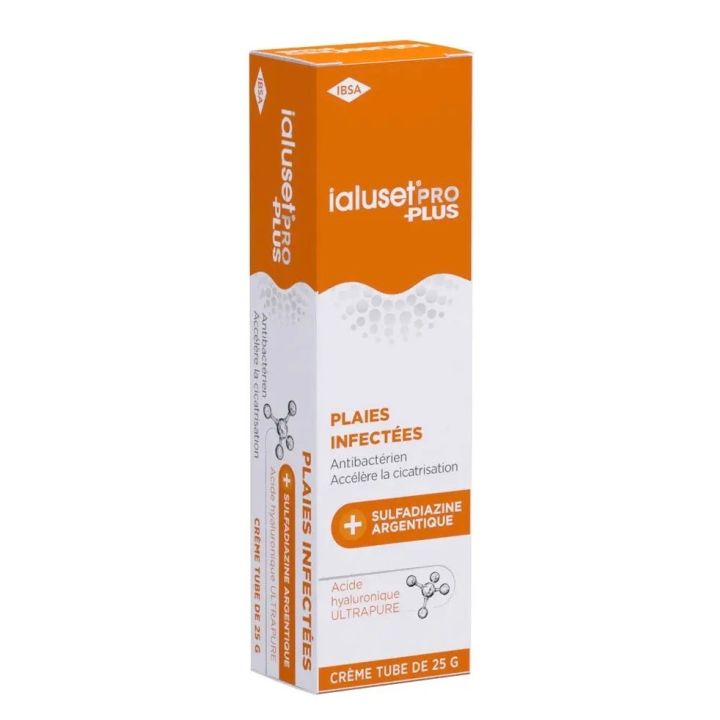 Cicatrizing Cream with Hyaluronic Acid Ialuset Pro Plus - 25 g tube
