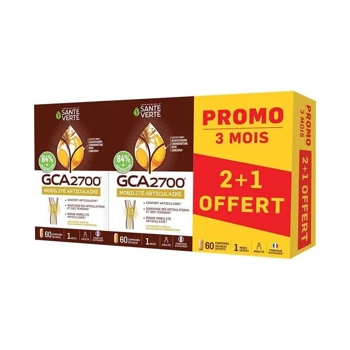 GCA 2700 Gelenkbeweglichkeit Gesundheit Grün - 120 Tabletten + 60 geschenkt