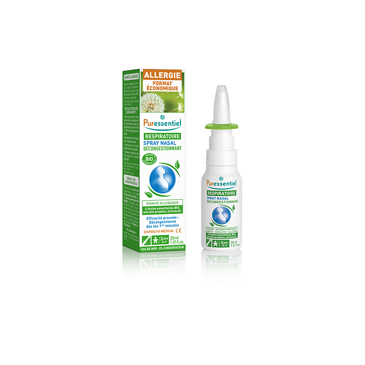 Nasenspray zur Linderung von Atemwegsallergien Puressentiel - Spray von 30 ml