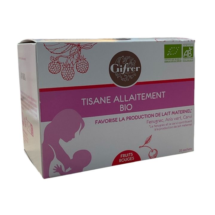 Bio-Stilltee mit roten Früchten Gifrer - 20 Beutel