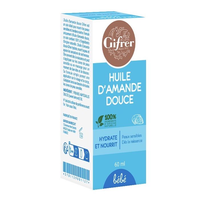 Süßmandelöl für Babys Gifrer - Flasche mit 56 ml