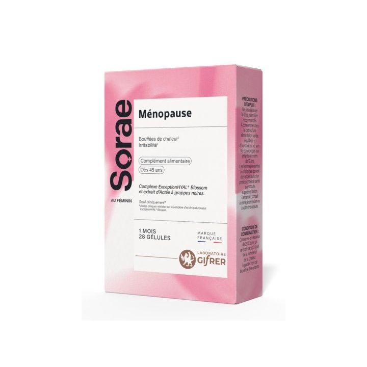 Sorae Menopause Gifrer - Packung mit 28 Kapseln