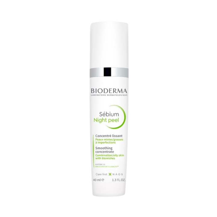 Sébium Konzentrat glättendes Nacht-Peeling Bioderma - Tube mit 40 ml