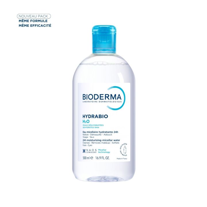 Hydrabio Mizellenwasser H2O Bioderma - Flasche mit 500ml