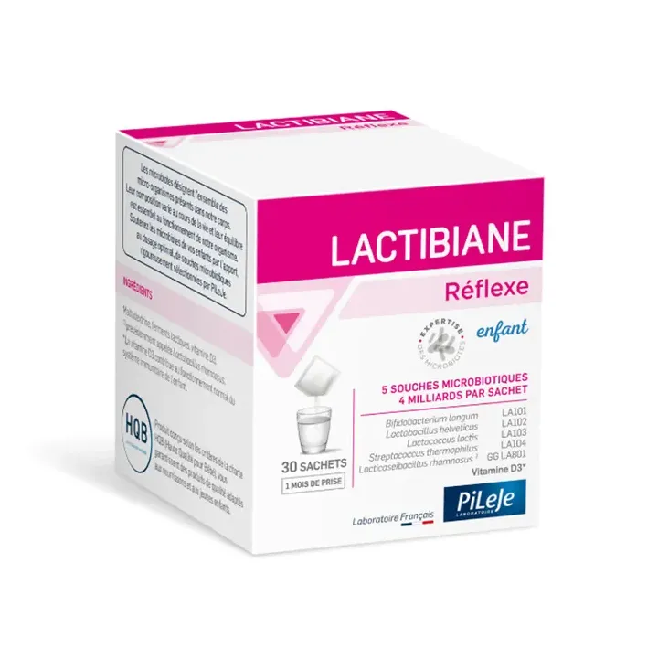 Lactibiane Reflex Mikrobiota Kind Pileje - Packung mit 30 Beuteln