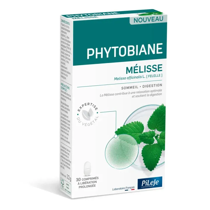 Phytostandard von Bio-Melisse Pileje - Packung mit 20 Kapseln