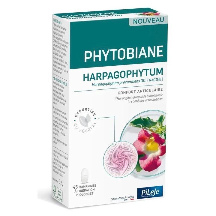 Phytobiane Harpagophytum Pileje - Packung mit 45 Tabletten