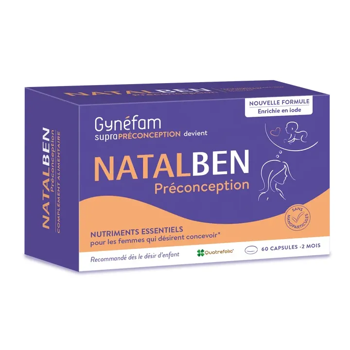 Natalben Präkonzeption Labor Effik - Packung mit 60 Kapseln