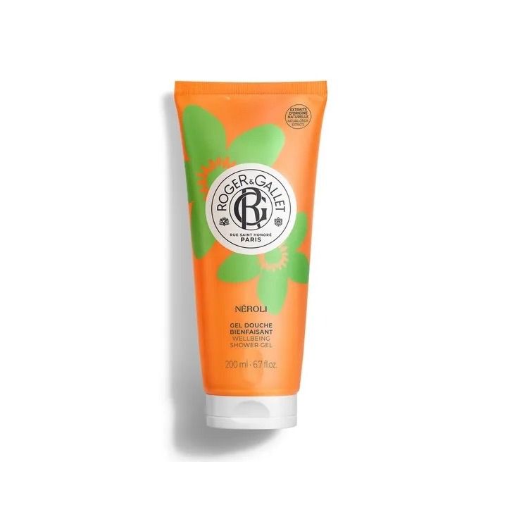 Duschgel mit wohltuendem Neroli von Roger & Gallet - Tube mit 200 ml