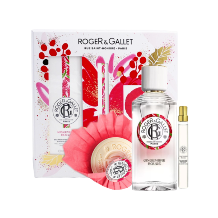 Geschenkset Duftritual rote Ingwer Roger & Gallet - Set mit 3 Produkten