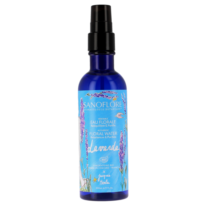 Echtes Bio-Lavendelblütenwasser Sanoflore - Spray mit 200 ml