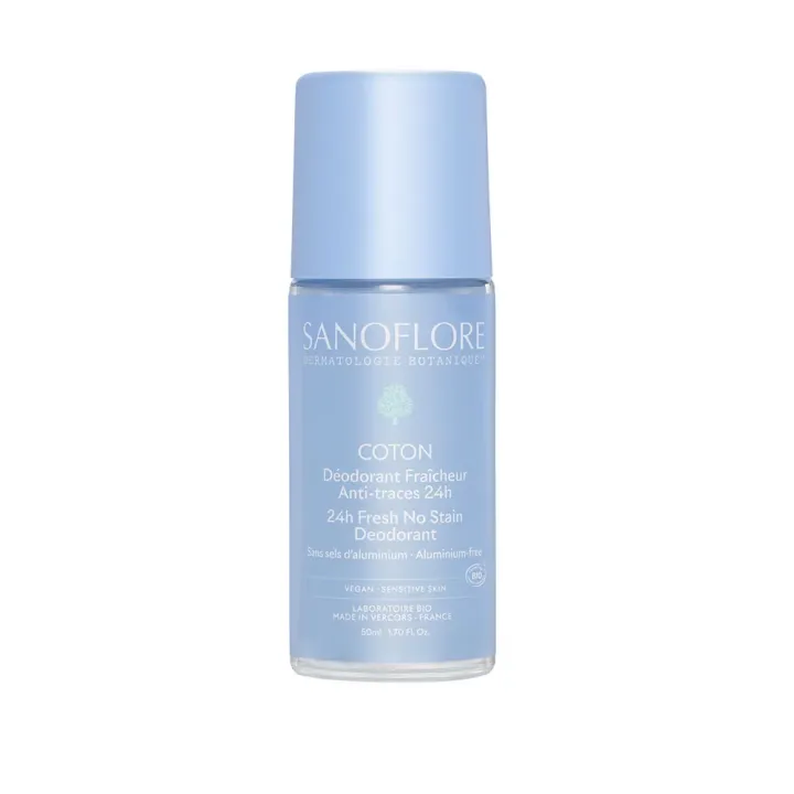 Deodorant 24h Baumwolle Sanoflore - Roll-on 50ml