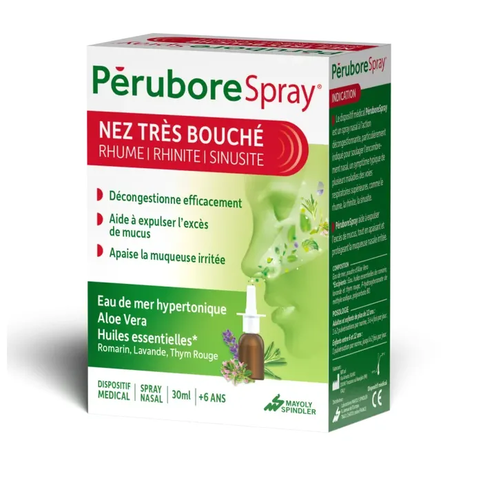 Pérubore Nasenspray bei stark verstopfter Nase - 30ml Flasche