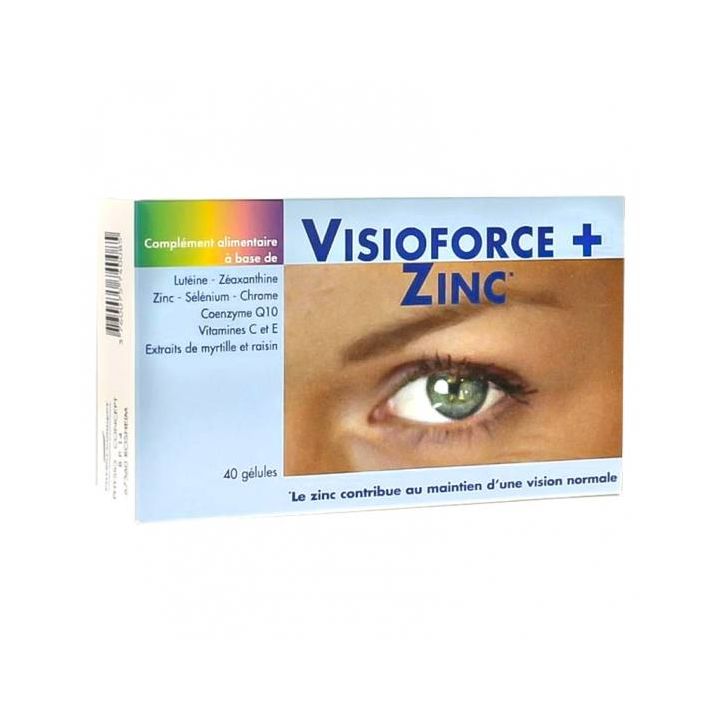 Lutein Vision + Zink Exopharm - Packung mit 40 Kapseln