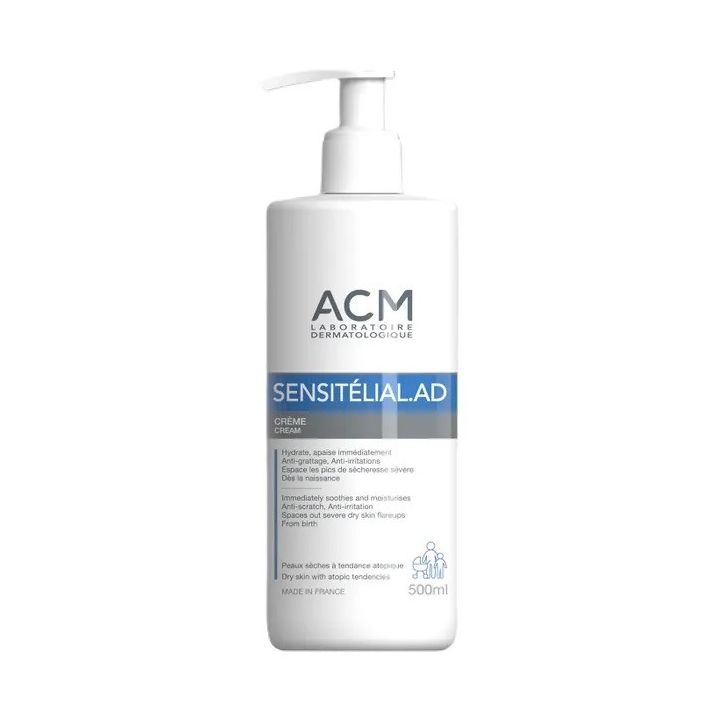 Sensitélial.AD Gesichts- und Körpercreme ACM - Pumpflasche mit 500ml