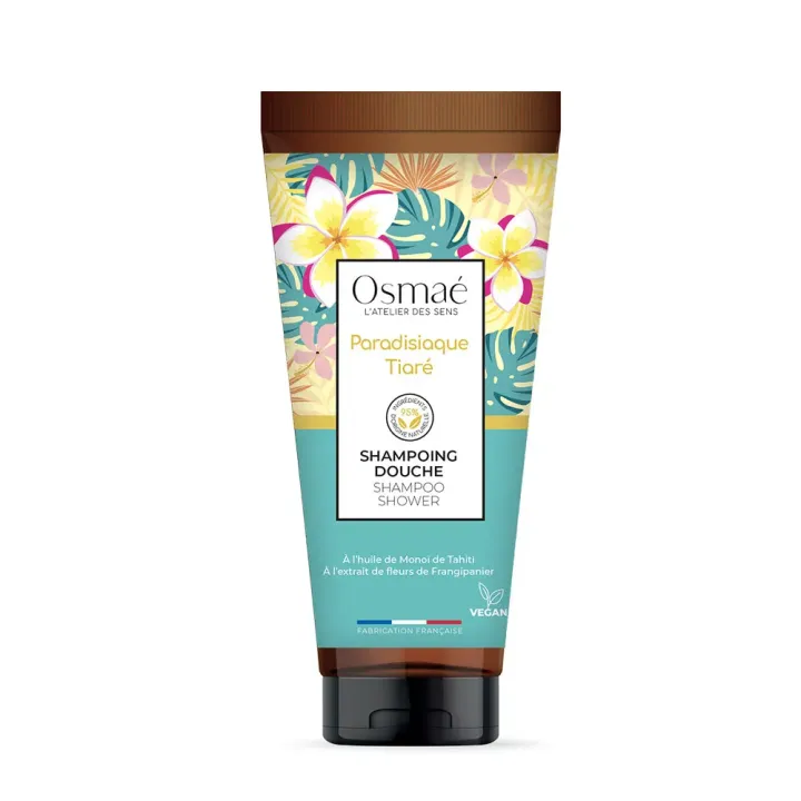 Shampoo-Duschgel Paradiesisch Tiaré Osmaé - Tube mit 100 ml