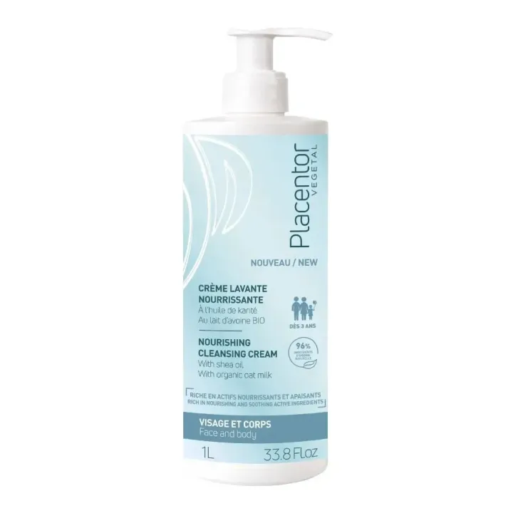 Nährende Waschcreme Placentor - Pumpflasche 1L