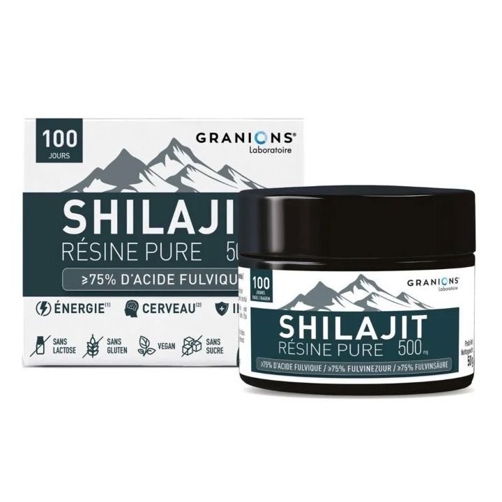 Shilajit reines pure 500mg Granions - Dose von 50g