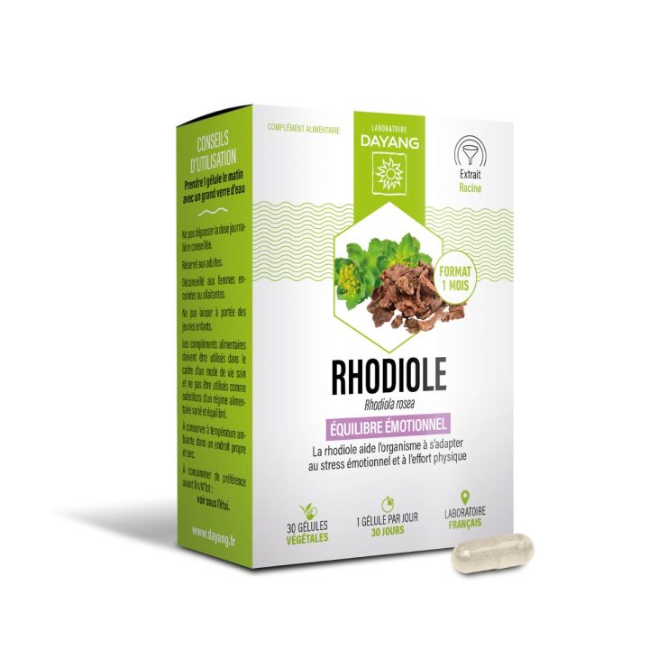 Rhodiole Dayang - Schachtel mit 30 Kapseln