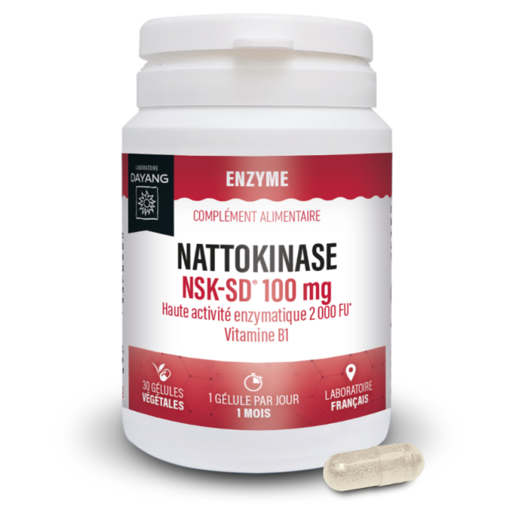 Nattokinase NSK-SD 100mg Dayang - Dose von 30 Kapseln