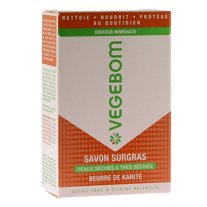 Vegebom Überfettete Seife - 100g Stück